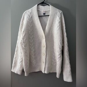 Universal Thread Cream Cable Knit Cardigan